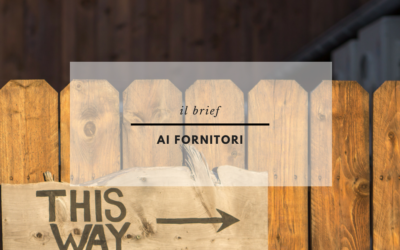 Il brief ai fornitori