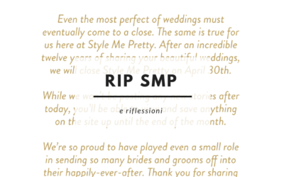 Wedding blogs che ci lasciano